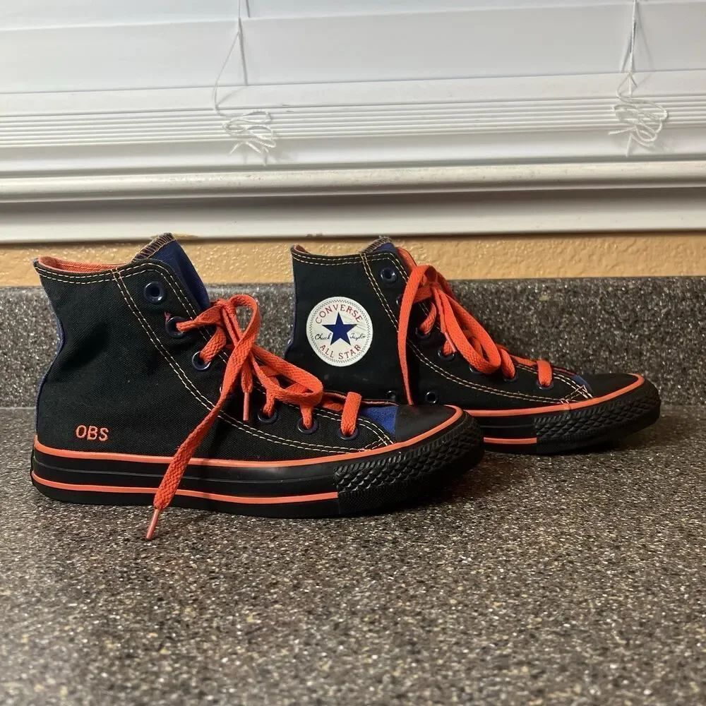 Converse All Star OBS Lace Up Hi Top Womens 6.5 Multicolor Canvas Shoes Mens 4.5